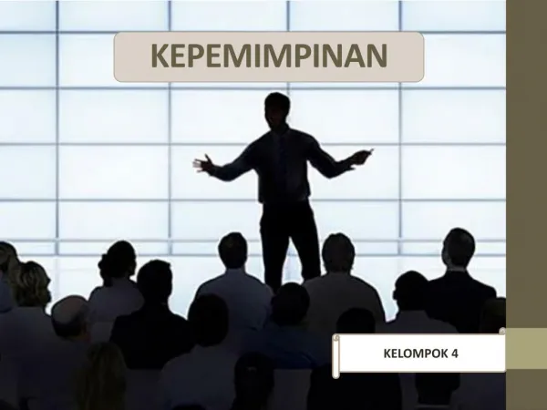 kepemimpinan (gaya dan pendekatan)