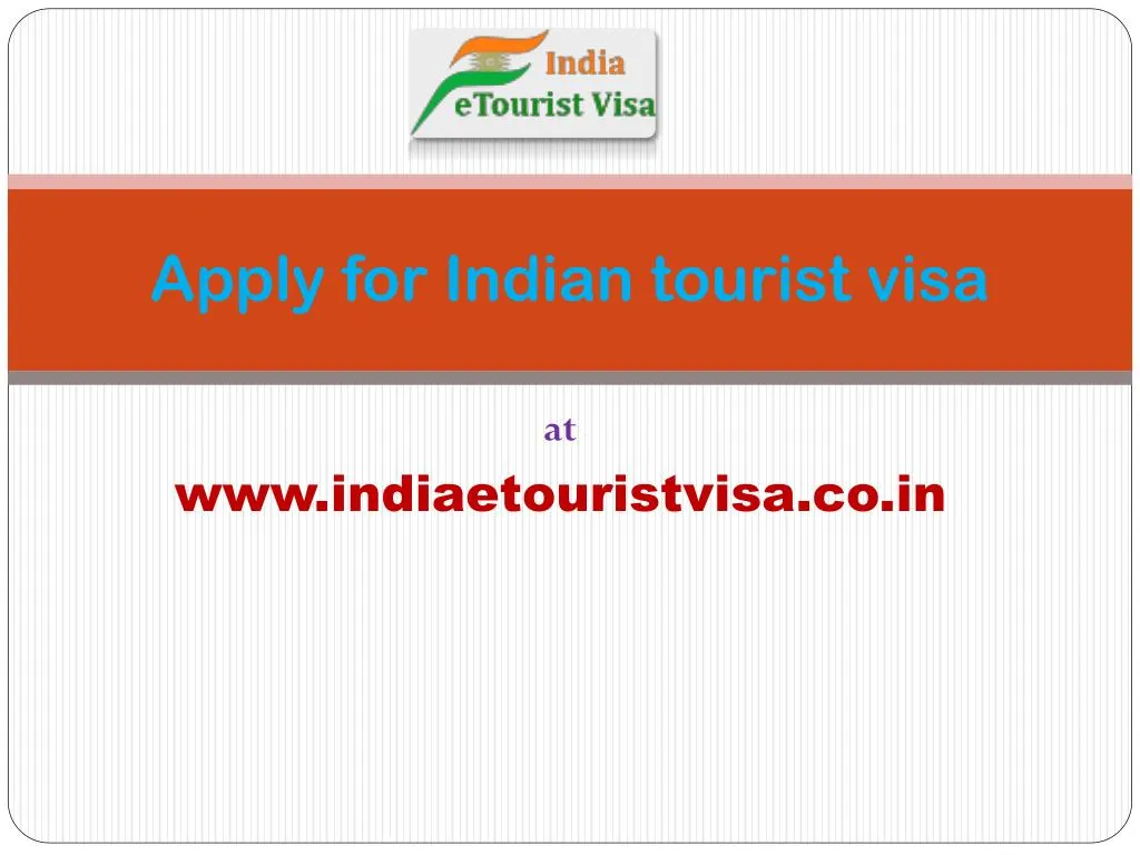 apply for indian tourist visa