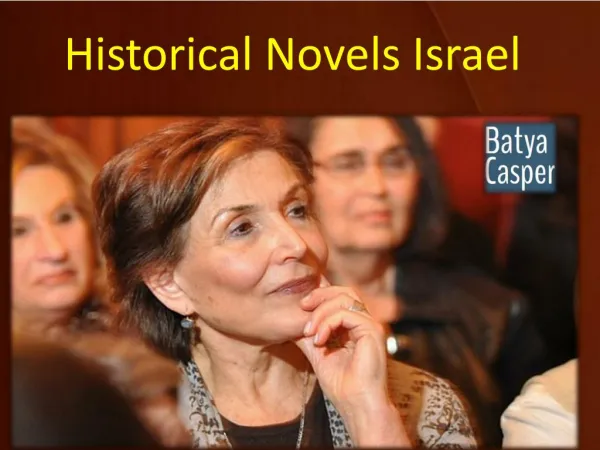 Historical Novels Israel