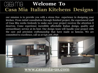 Italian Kitchen Designs