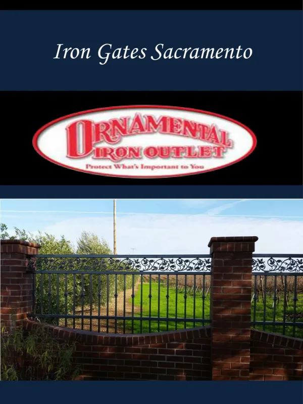 Iron Gates Sacramento