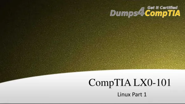 Download CompTIA LX0-101 Dumps - Free LX0-101 Braindumps