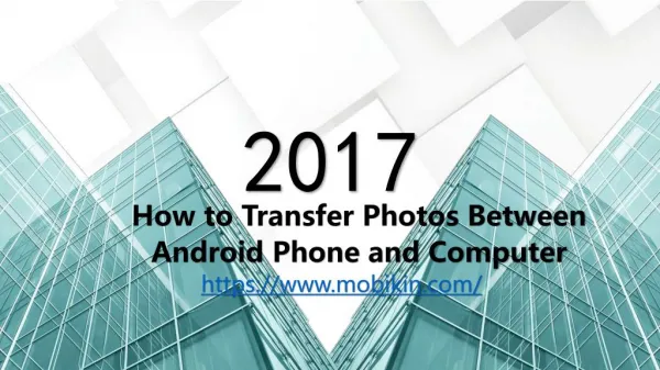 How to Transfer Photos Between Android Phone and Computer