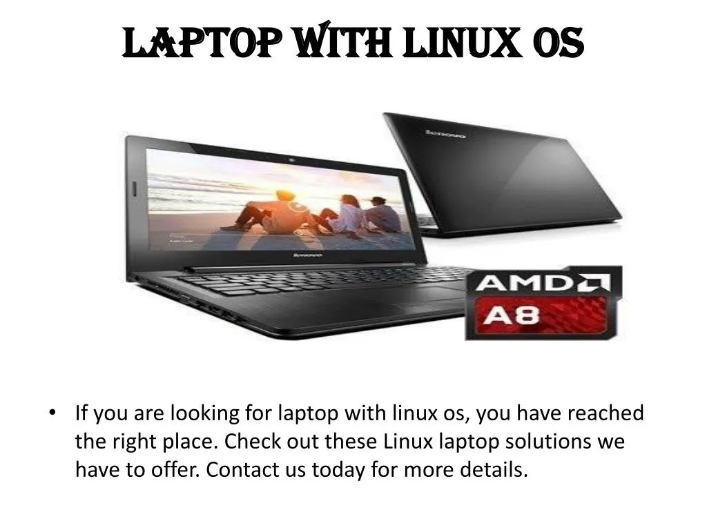 laptop with linux os