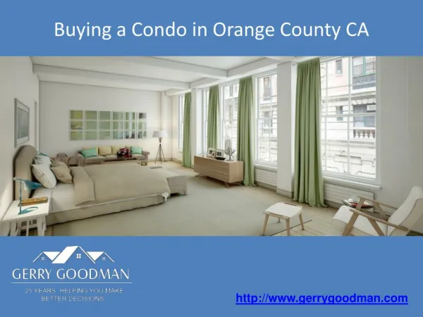 Buying a condo in Orange County, CA