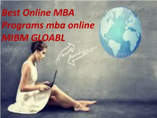 Best Online MBA Programs mba online brings immense job opportunities