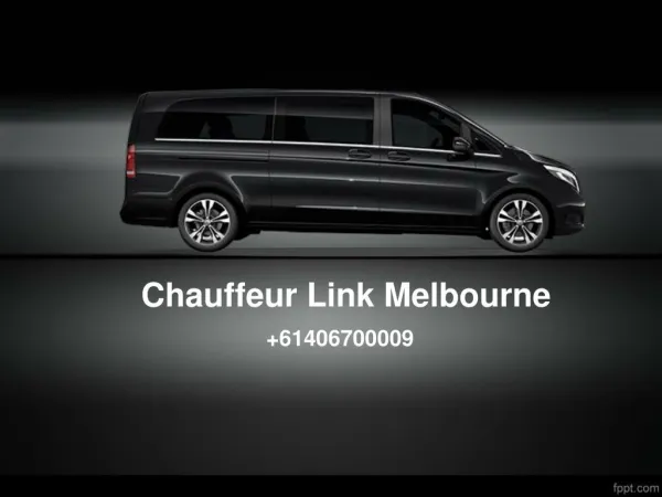 Best Limo airport transfer Melbourne