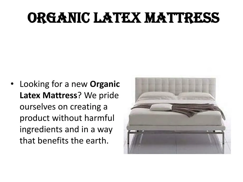 organic latex mattress