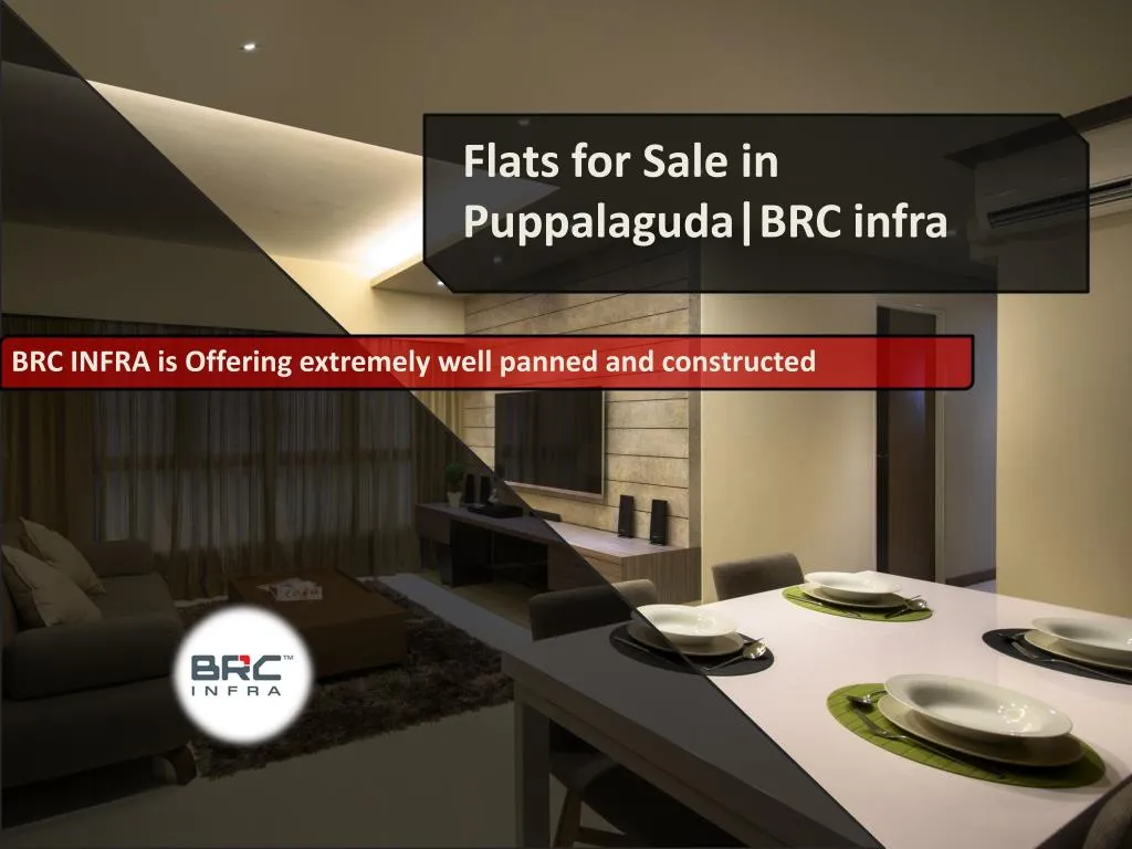 flats for sale in puppalaguda brc infra
