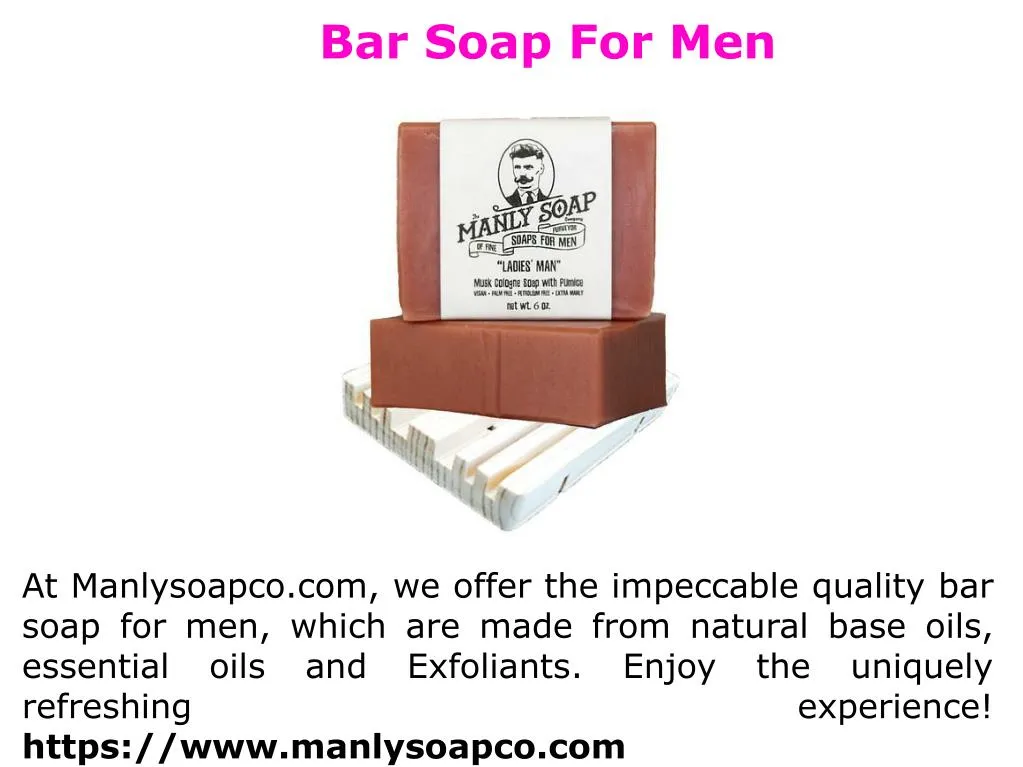 bar soap for men