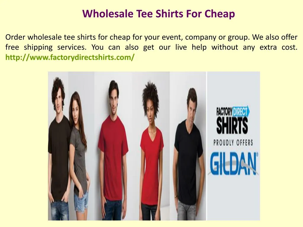 wholesale tee shirts for cheap