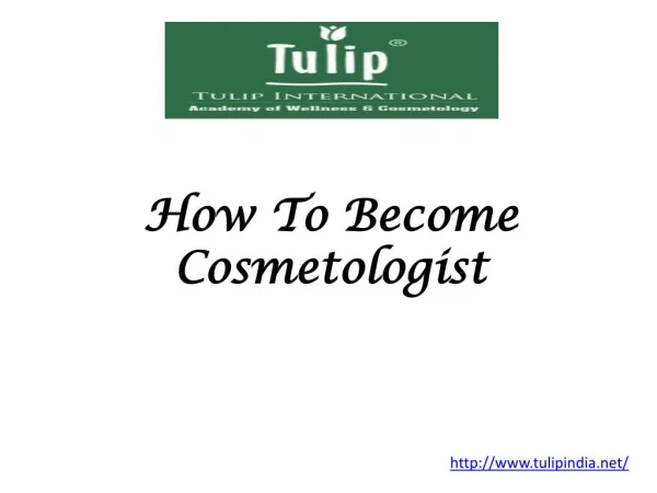 How to become cosmetologist ?