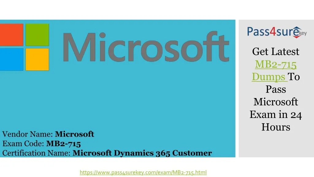 get latest mb2 715 dumps to pass microsoft exam