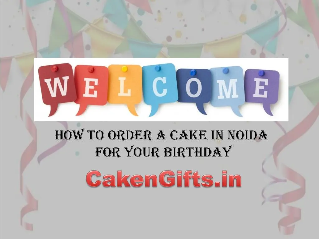 how to order a cake in noida for your birthday