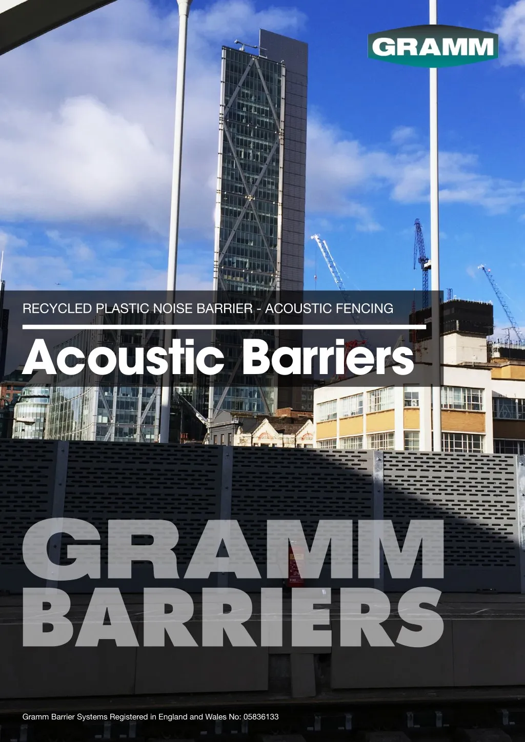 recycled plastic noise barrier acoustic fencing