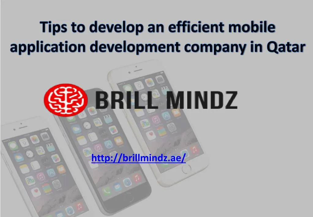 tips to develop an efficient mobile application development company in qatar