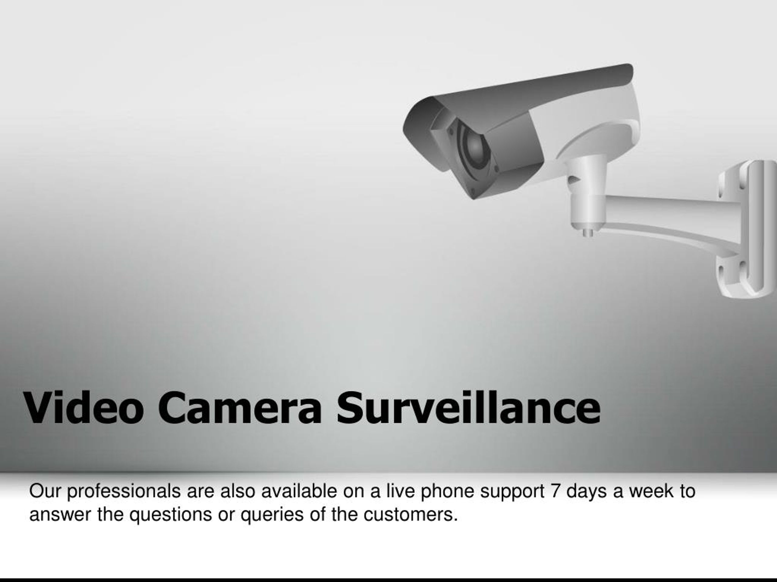 PPT - Video Camera Surveillance PowerPoint Presentation, free download ...