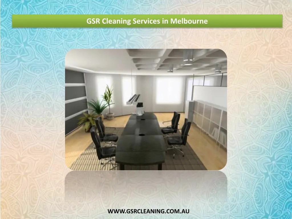 gsr cleaning services in melbourne