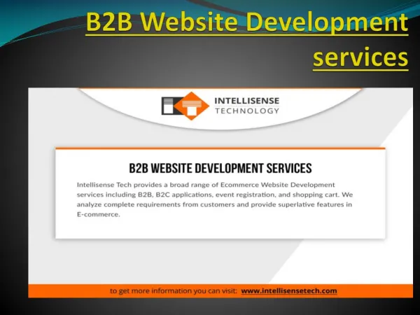 b2b portal development services