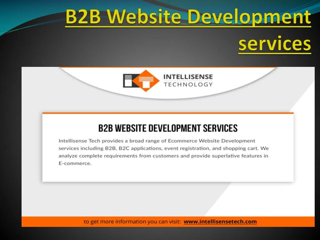 b2b website development services