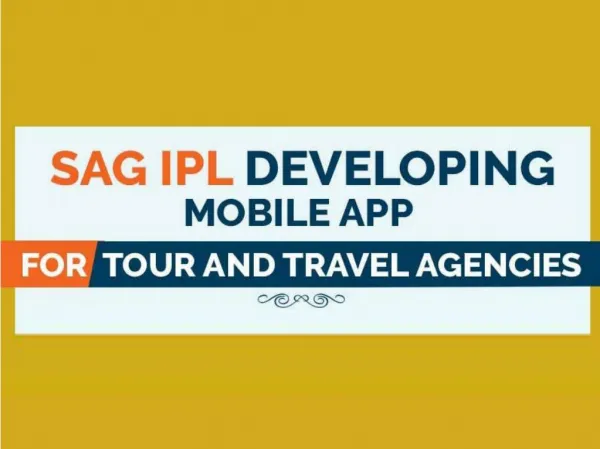 Make The Mobile App for Tour and Travel development Agency