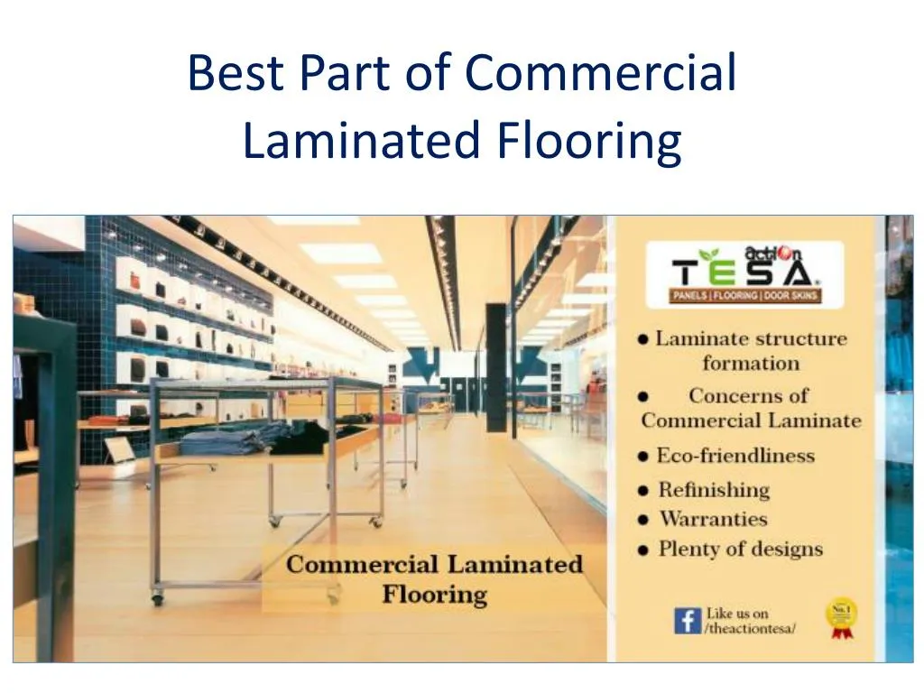 best part of commercial laminated flooring