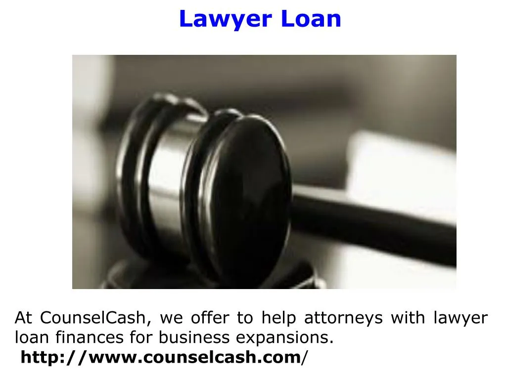 lawyer loan