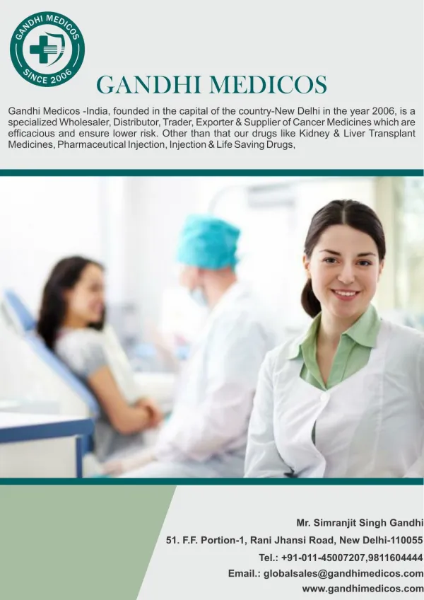 Welcome To Gandhi Medicos (Online Pharmacy)