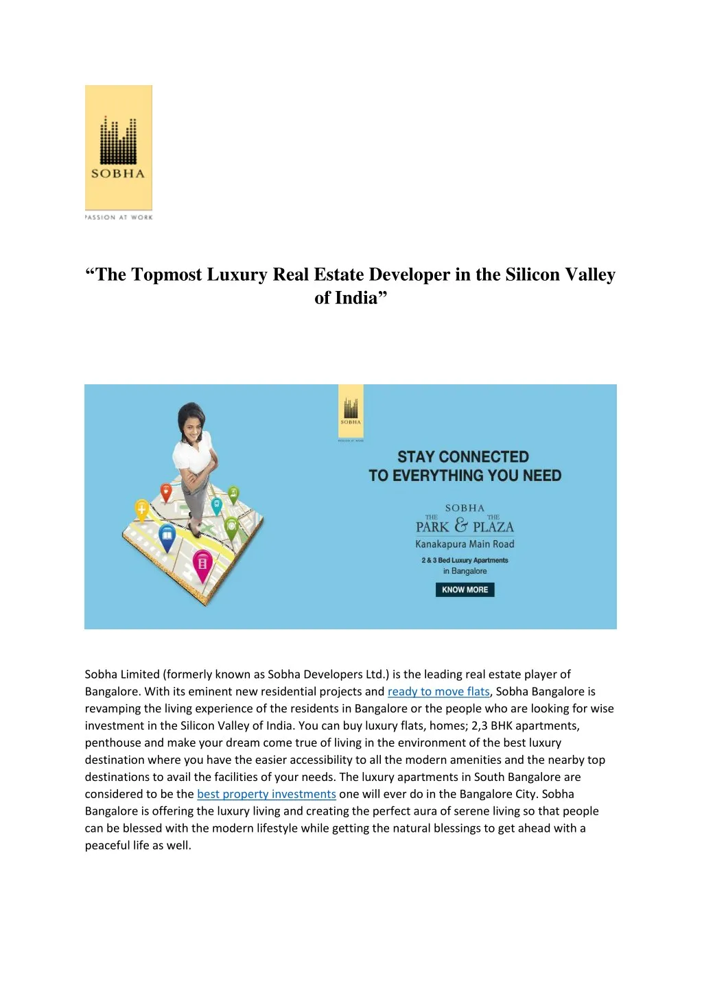 the topmost luxury real estate developer