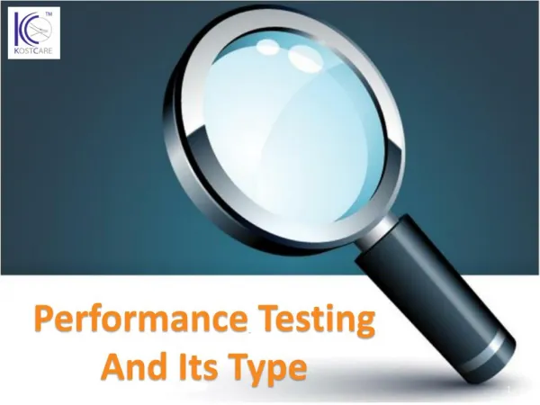 Performance Testing And Its Type | Benefits Of Performance Testing