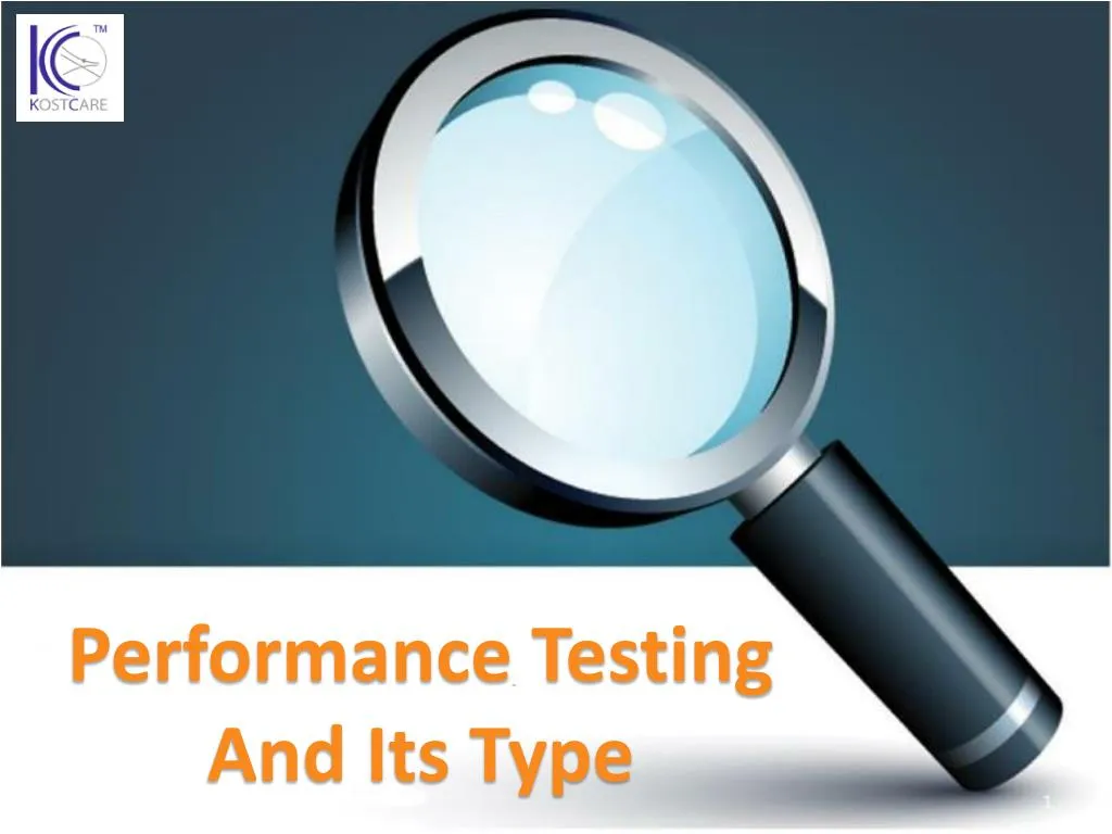 performance testing and its type