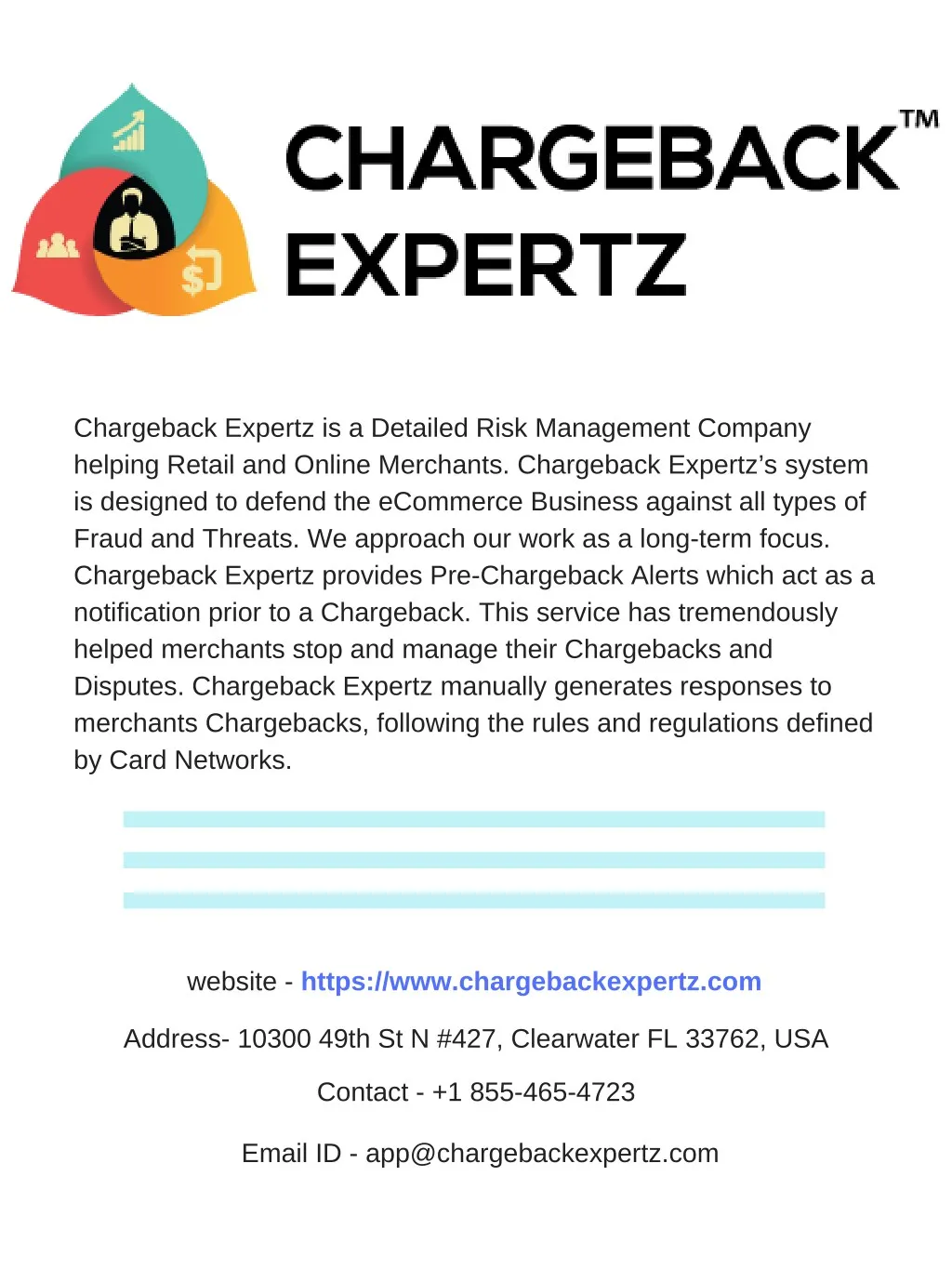 chargeback expertz is a detailed risk management