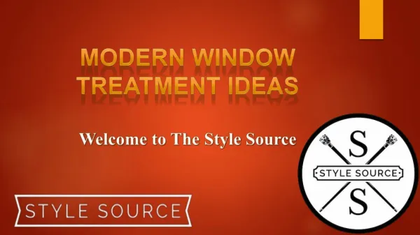 Get modern window treatment Ideas