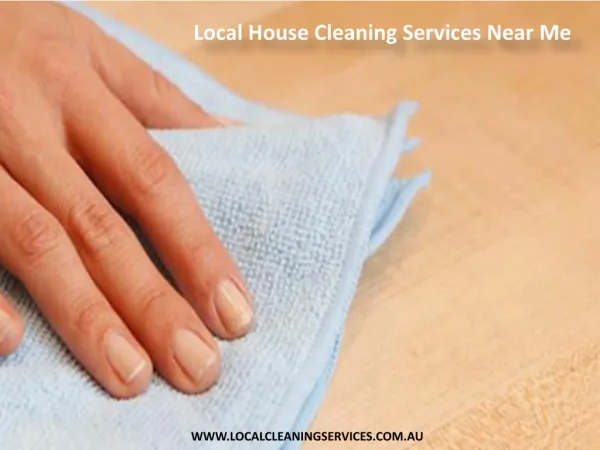 Local House Cleaning Services Near Me
