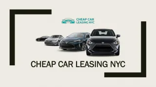 Cheap Car Leasing NYC - slide 1