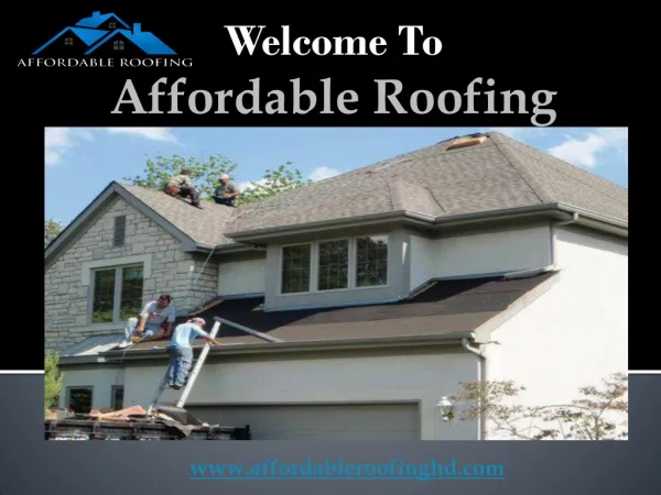 Affordable Roofing Services Rossville, GA