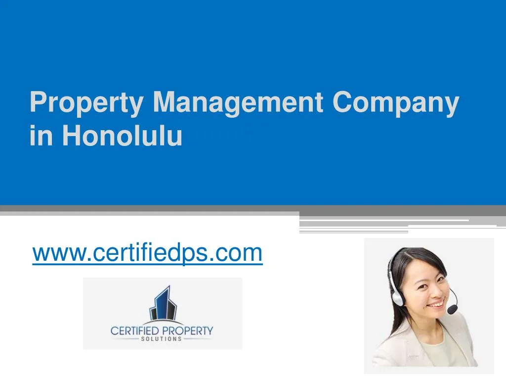 property management company in honolulu