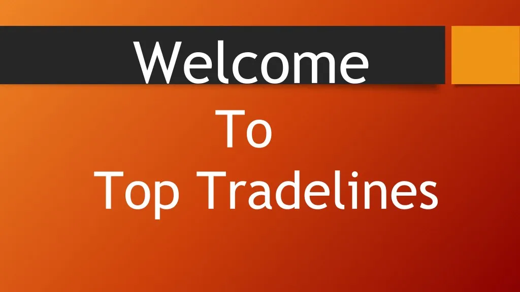 welcome to top tradelines