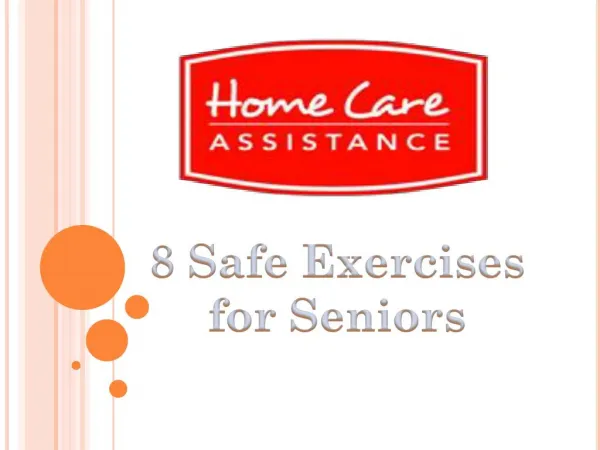 8 Safe Exercises for Seniors