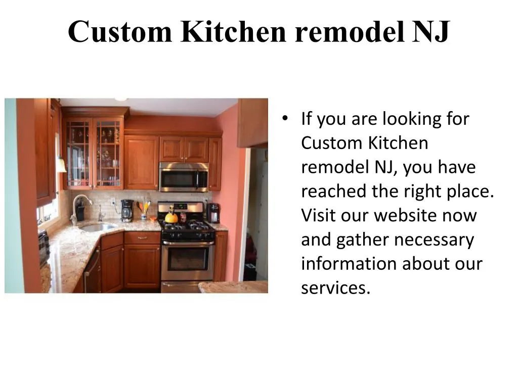custom kitchen remodel nj