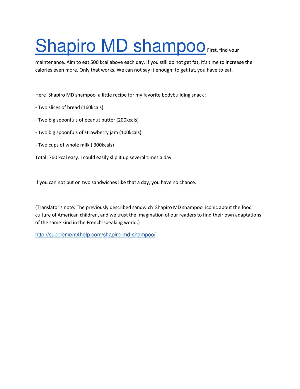 shapiro md shampoo first find your