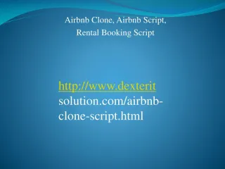 Airbnb Clone, Airbnb Script, Rental Booking Script - slide 1