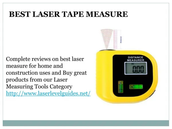 Best Laser Tape Measure Reviews