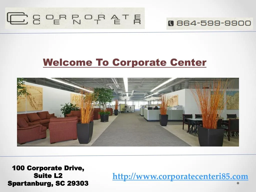 welcome to corporate center