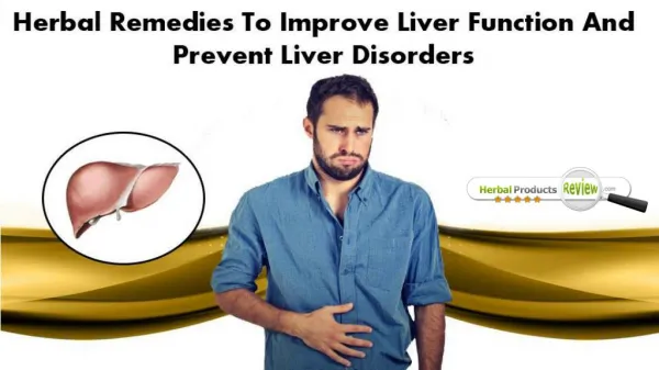 Herbal Remedies To Improve Liver Function and Prevent Liver Disorders