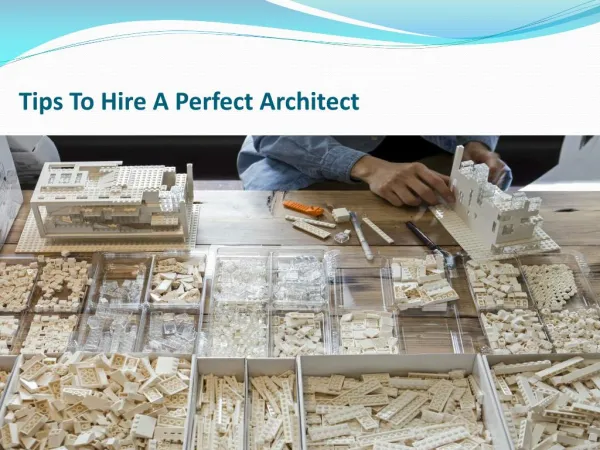 Tips to hire an perfect Architect