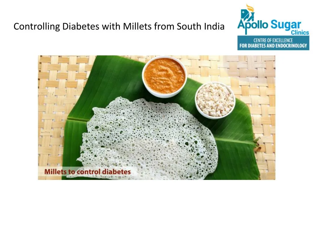 controlling diabetes with millets from south india