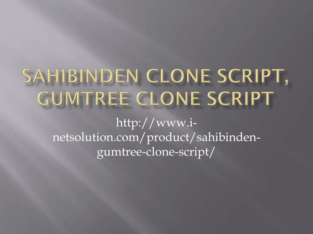 sahibinden clone script gumtree clone script