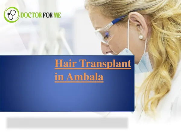 Hair Transplant in Ambala