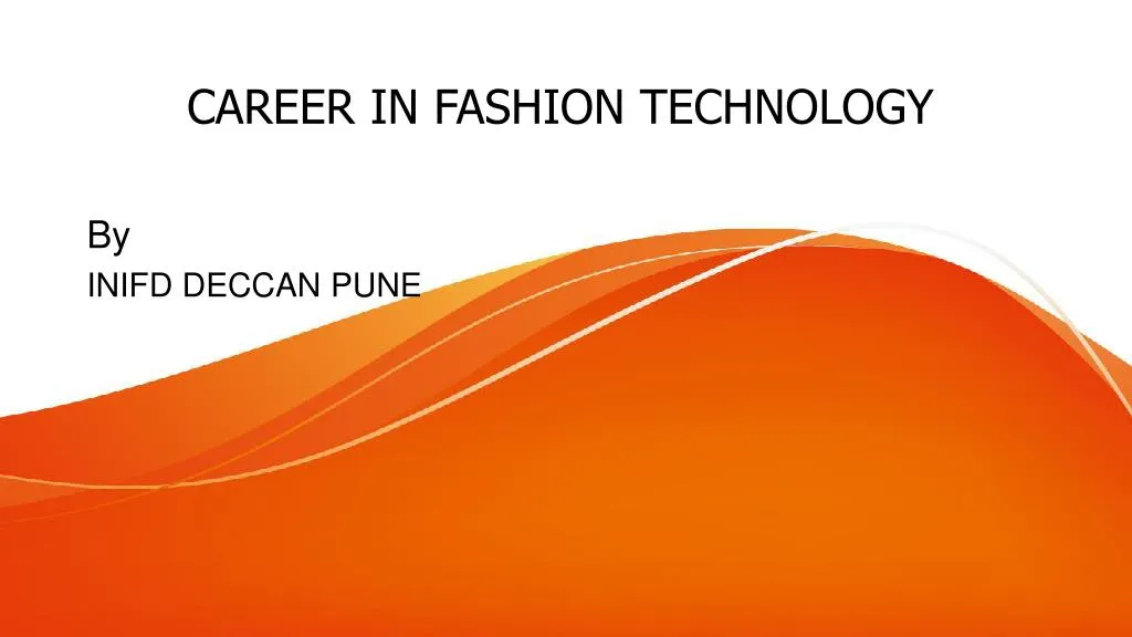 career in fashion technology